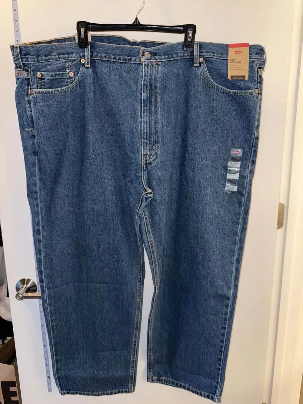 Levi's 550 Relaxed Fit Big & Tall Jeans 50x28 NWT